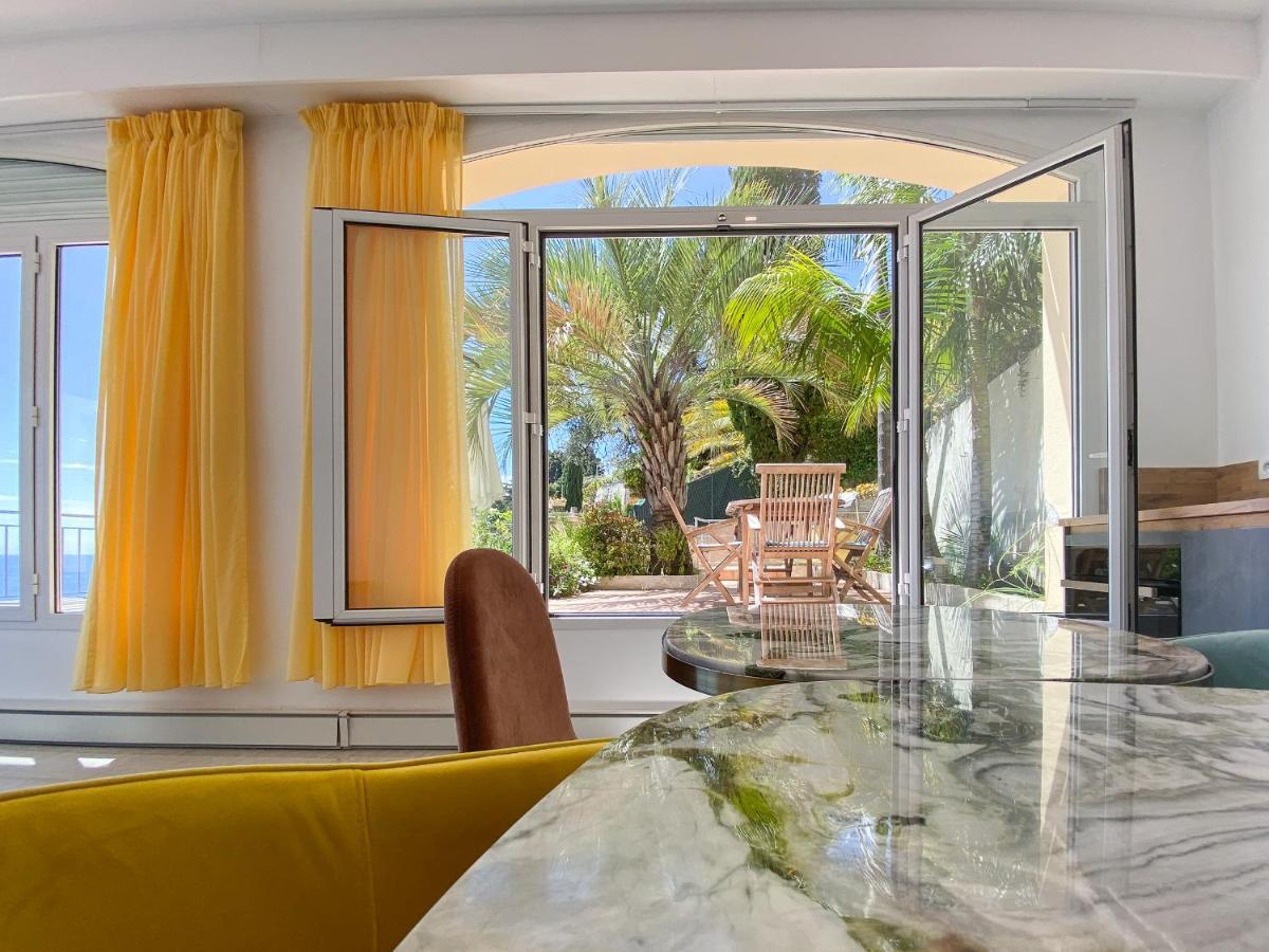 Villa L'Ensoleillee Vue Panoramique Mer, 250 M De La Plage Et Du Centre Ville Menton Luaran gambar