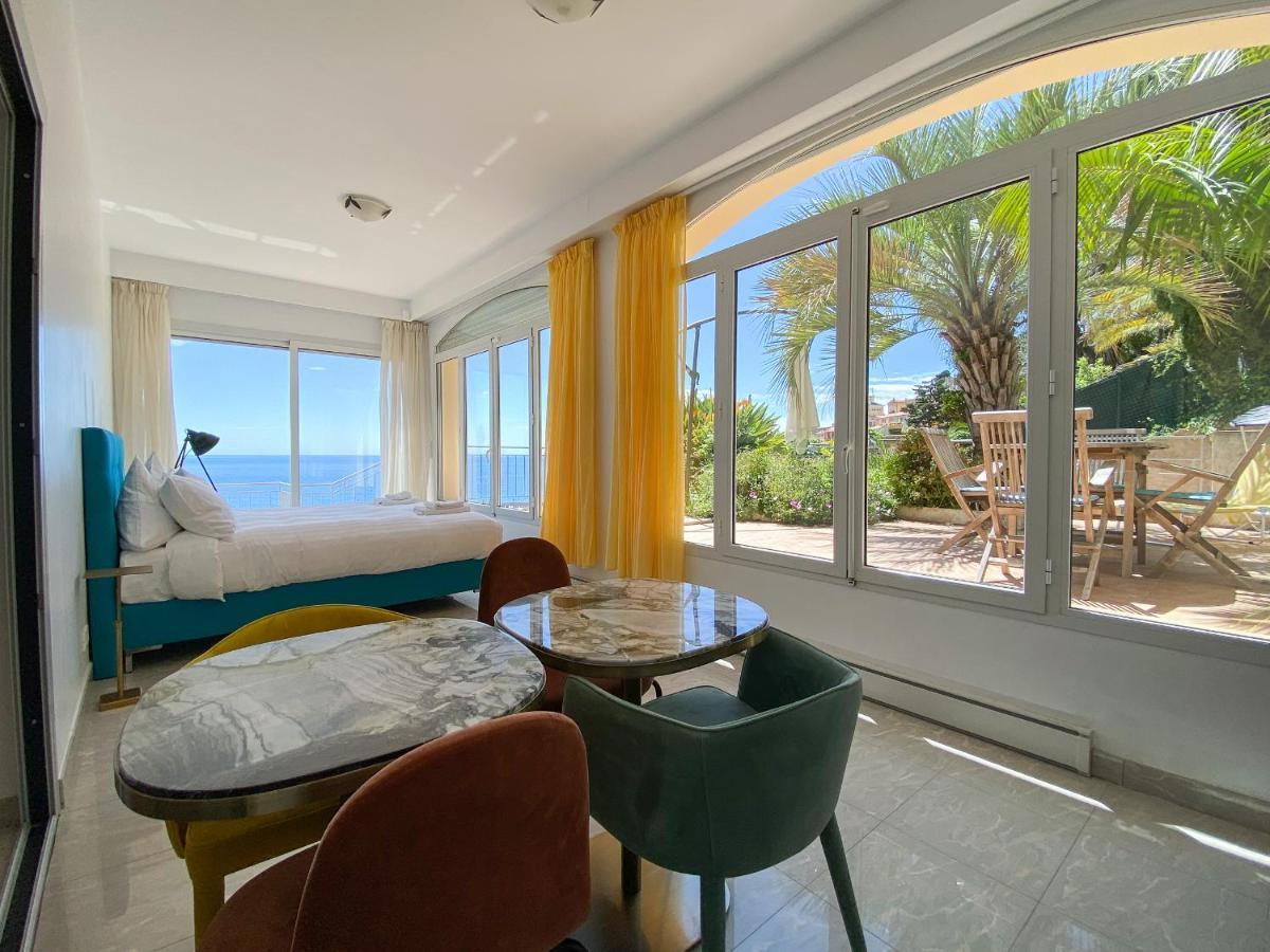 Villa L'Ensoleillee Vue Panoramique Mer, 250 M De La Plage Et Du Centre Ville Menton Luaran gambar