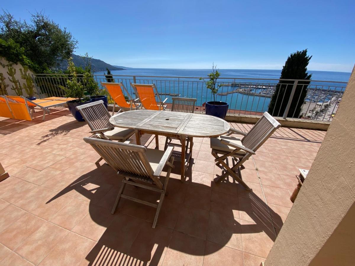 Villa L'Ensoleillee Vue Panoramique Mer, 250 M De La Plage Et Du Centre Ville Menton Luaran gambar