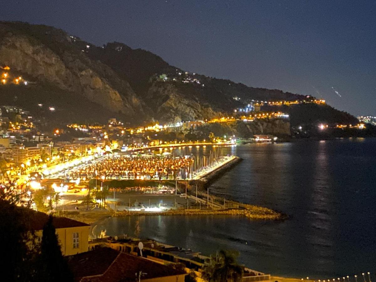 Villa L'Ensoleillee Vue Panoramique Mer, 250 M De La Plage Et Du Centre Ville Menton Luaran gambar