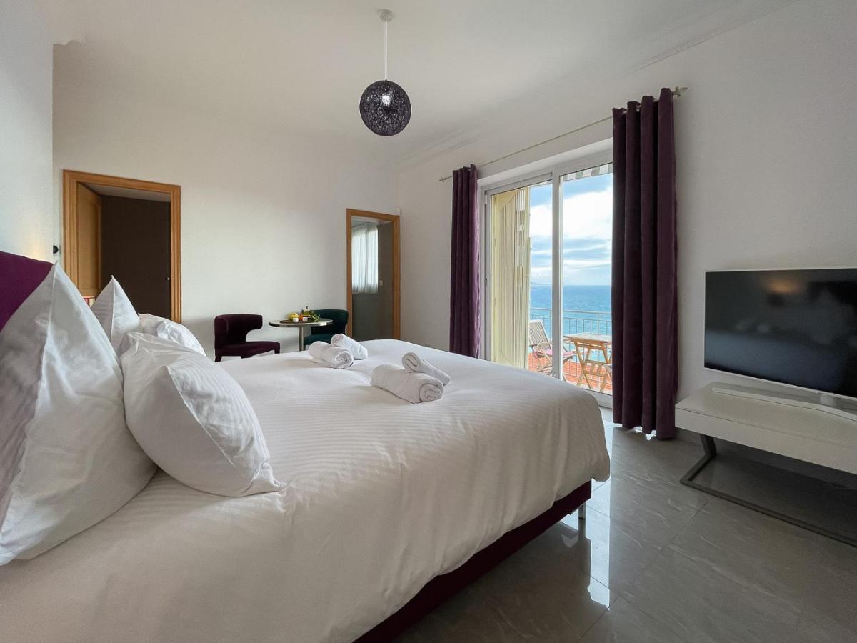 Villa L'Ensoleillee Vue Panoramique Mer, 250 M De La Plage Et Du Centre Ville Menton Luaran gambar